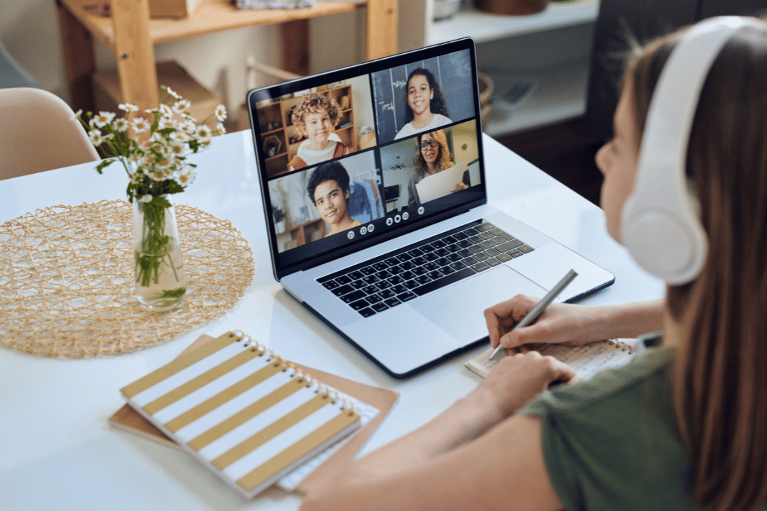 online tutoring session for kids